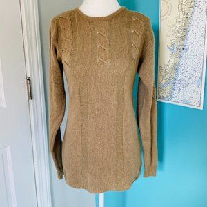 Vintage Lisa International Silk/Angora Blend Crew Neck Sweater (size S)